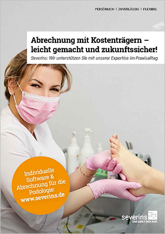 Severins GmbH Abrechnung für Heilberufe, Hebammen und Krankentransporte - Severins-Broschüre-Podologie